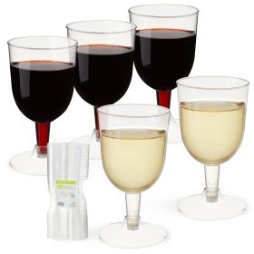 True Party: 6 oz Plastic Wine Glass Set, 20 pack