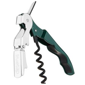 Truetap™: Double-Hinged Corkscrew in Green