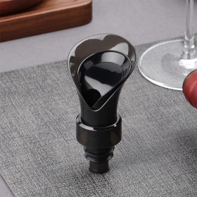 Portable Kitchen Wine Set Abs Material Flower Shape Red Wine Pourer Wine Stopper