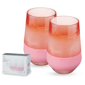 Wine FREEZE™ XL (set of 2) in Blush Tint by HOST®