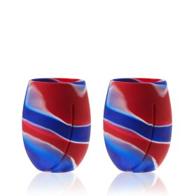 Flexi: Tie Dye Aerating Silicone Cups 2 Pack by True