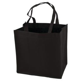 Black Reusable Grocery Tote by True