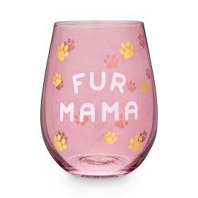 Fur Mama Stemless Wine Glass by Blush®