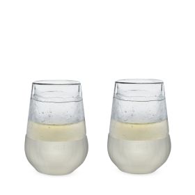 Glass FREEZE™ Wine Glass (set of two) by HOST®
