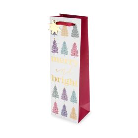 Merry & Bright Single-bottle Wine Bag by Cakewalk™