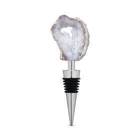 White Geode Bottle Stopper by Twine Living®