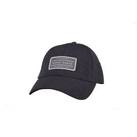 Marin Cap Heather Linen Charcoal Happy Place