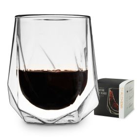 Alchemi Double-Walled Aerating Wine Glass by Viski