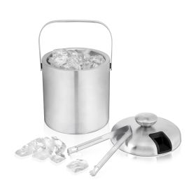 Stainless Steel Ice Bucket with Tongs by True