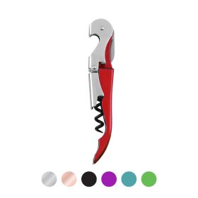 Truetap™: Double-Hinged Corkscrew in Red