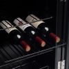 Wine Cooler Countertop Freestanding Wine Cellars Champagne Chiller Digital Temperature Control UV-Protective 24 Standard Bottle